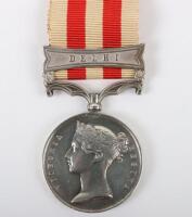 Indian Mutiny Medal Awarded to a Corporal of the 8th (Kings) Regiment Who Was Killed in Action During the Assault on the Delhi Breaches on 14th September 1857