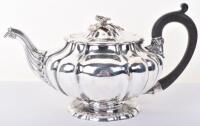 A fine George III silver teapot, by Paul Storr, London 1827