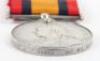 Queens South Africa Medal to a Clerk in the Imperial Military Railway - 4