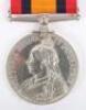 Queens South Africa Medal to a Fireman in the Cape Government Railway, - 8