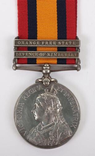 Queens South Africa medal to the South African Constabulary