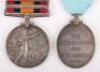 Boer War and Militia Long Service Pair of Medals Durham Light Infantry - 4