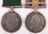 Royal Engineers Queens South Africa & Volunteer Long Service Medal Pair to the Newcastle Royal Engineers Volunteers - 2