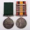 Royal Engineers Queens South Africa & Volunteer Long Service Medal Pair to the Newcastle Royal Engineers Volunteers - 5