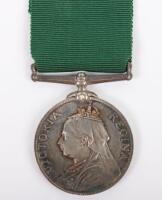 Victorian Volunteer Long Service Medal to a Battery Sergeant-Major in the Fifeshire Volunteer Artillery,
