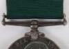 Edwardian Volunteer Long Service Medal to the 3rd Durham Royal Garrison Artillery Volunteers - 5