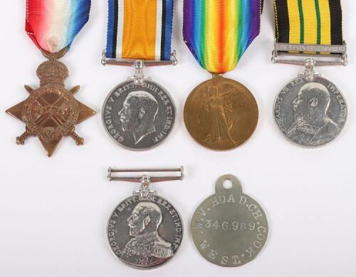 Royal Navy Cooks Long Service Medal Group of Five for Service in the Somaliland Campaign of 1908 and the Great War