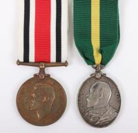 An Unusual Double Long Service Pair of Medals