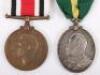 An Unusual Double Long Service Pair of Medals - 2