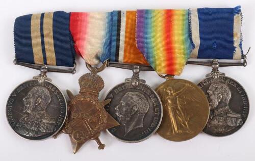 1916 Battle of Jutland Distinguished Service Medal Group of Five to the Chief Armourer on H.M.S. Vanguard