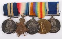 1916 Battle of Jutland Distinguished Service Medal Group of Five to the Chief Armourer on H.M.S. Vanguard