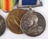 1916 Battle of Jutland Distinguished Service Medal Group of Five to the Chief Armourer on H.M.S. Vanguard - 4