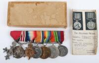 A Poignant WW2 Isle of Wight Air Raid Precautions M.B.E. and Great War Military Medal Group of Seven