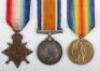 A September 1914 Battle of the River Aisne Casualty Medal Trio to the Royal Scots