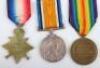 1916 Battle of the Somme Missing Presumed Killed 1914-15 Star Medal Trio and Memorial Plaque to the 17th (1st Football) Battalion Middlesex Regiment - 6