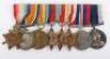 A Good Royal Navy Long Service Medal Group of Eight Awarded to a Stoker Who Served in Submarines During the Great War and in Boom Defence During the Second World War - 8