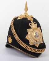 British Officers Home Service Blue Cloth Helmet