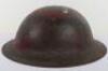 WW1 American Steel Helmet Shell, - 5