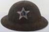 WW1 American 2nd Division 6th US Marine Regiment 73rd Machine Gun Company Steel Combat Helmet