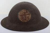 WW1 American Advance Section Service of Supply Steel Combat Helmet Shell