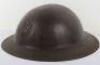 WW1 American Infantry Officers Steel Combat Helmet Shell, - 3