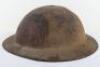 WW1 American 113th Artillery Steel Combat Helmet Shell - 3