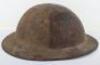 WW1 American 113th Artillery Steel Combat Helmet Shell - 4