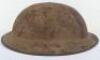 WW1 American 113th Artillery Steel Combat Helmet Shell - 5