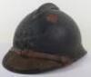 WW1 French Artillery Adrian Pattern Steel Combat Helmet - 2