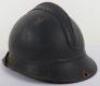 WW1 French Artillery Adrian Pattern Steel Combat Helmet - 4