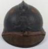 WW1 French Artillery Adrian Pattern Steel Combat Helmet - 8