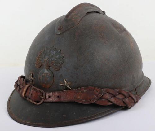 WW1 French Generals Adrian Pattern Steel Combat Helmet