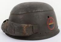 WW2 British / Canadian Fibre Tank Helmet