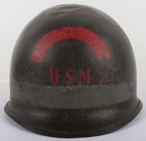 WW2 American Beach Group M1 Steel Helmet Shell