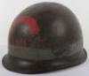 WW2 American Beach Group M1 Steel Helmet Shell - 3