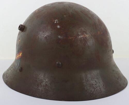 Spanish Civil War Czech M-31 Steel Combat Helmet