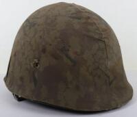 Falklands War Argentine Battle Damaged Steel Combat Helmet