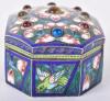 An Indian silver and enamel silver box - 4