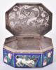 An Indian silver and enamel silver box - 5