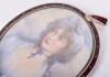 A Georgian gold (inmarked) and enamel mounted portrait miniature - 3