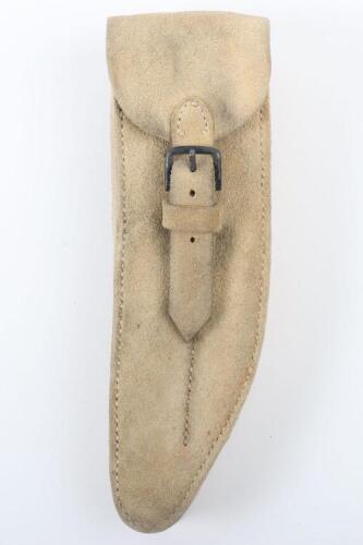 British Bandsmans Buff Leather Fife Case