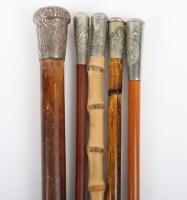 Selection of Swagger Sticks of Hampshire Regiment Interest