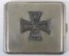 Imperial German Soldiers Cigarette Case with Iron Cross