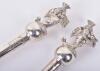 A fine and rare pair of Victorian silver salad spoons, by Wilson & Davis, London 1879 - 3