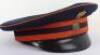 Imperial German State of Saxony Postal Officials Peaked Cap - 5