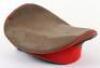Very Rare WW1 German Officers Field Cap in Ersatz Oilskin Cloth - 3