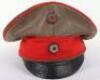 Very Rare WW1 German Officers Field Cap in Ersatz Oilskin Cloth - 6
