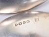 A fine and rare pair of Victorian silver salad spoons, by Wilson & Davis, London 1879 - 5