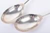 A fine and rare pair of Victorian silver salad spoons, by Wilson & Davis, London 1879 - 7