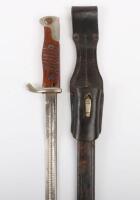 Scarce Imperial German Seitengewehr Model 1898 Mauser Bayonet with Regimental Etched Blade of Royal Prussian Lauenberg Jager Regiment Nr9